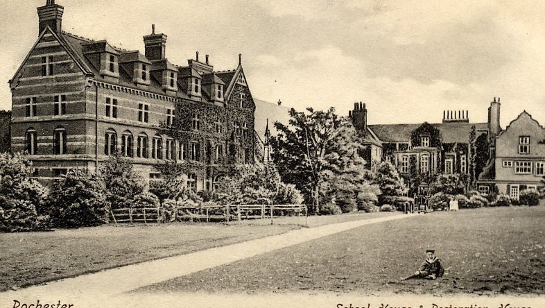 Grande-Bretagne - ROCHESTER - School House & Restoration House - CPA Travelled In 1907 - Rochester