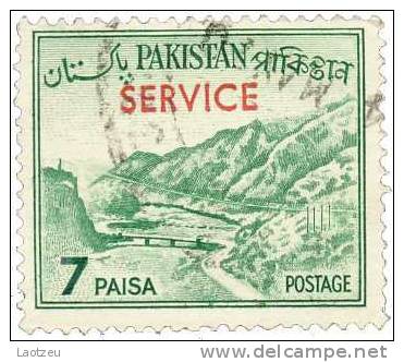 Pakistan Service 1961. ~ YT S 63A. - 7 P. Passe De Khyber - Pakistan