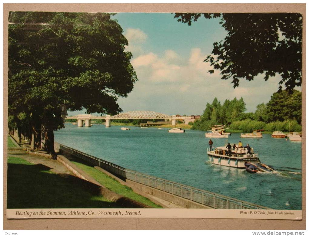 Boating On The Shannon, Athlone, Co. Westmeath, Ireland, Brücke Bridge Pont - Westmeath