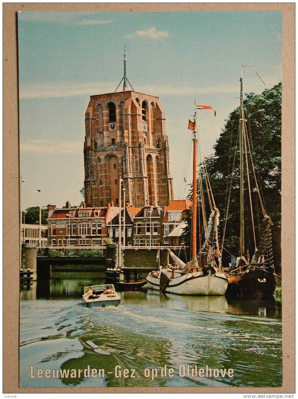 Leeuwarden, Oldehove, Boot Bateau Boat, Brücke Bridge Pont - Leeuwarden