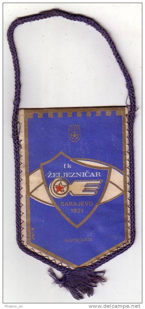 FOOTBALL / SOCCER - Yugoslavia / Bosnia And Herzegovina - Flag, Football Club Željezni&#269;ar - Sarajevo - Apparel, Souvenirs & Other