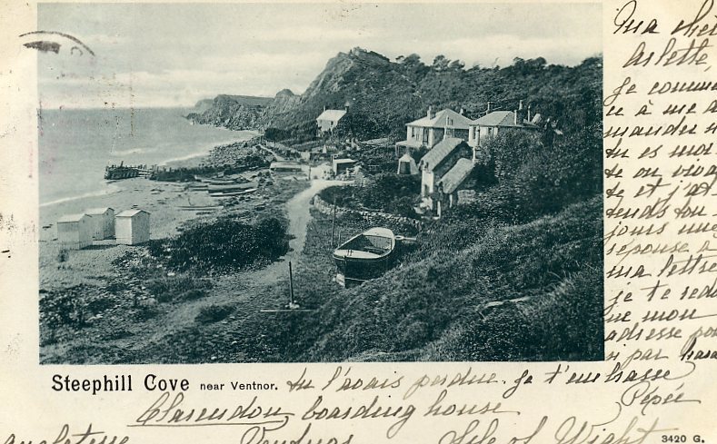 Grande-Bretagne - STEEPHILL COVE , Near Ventnor - CPA Travelled In 1902 - Ventnor