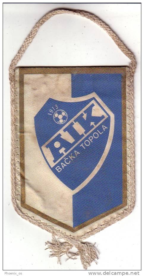 FOOTBALL / SOCCER - Yugoslavia / Serbia / Vojvodina - Flag, Football Club AIK - Ba&#269;ka Topola - Habillement, Souvenirs & Autres