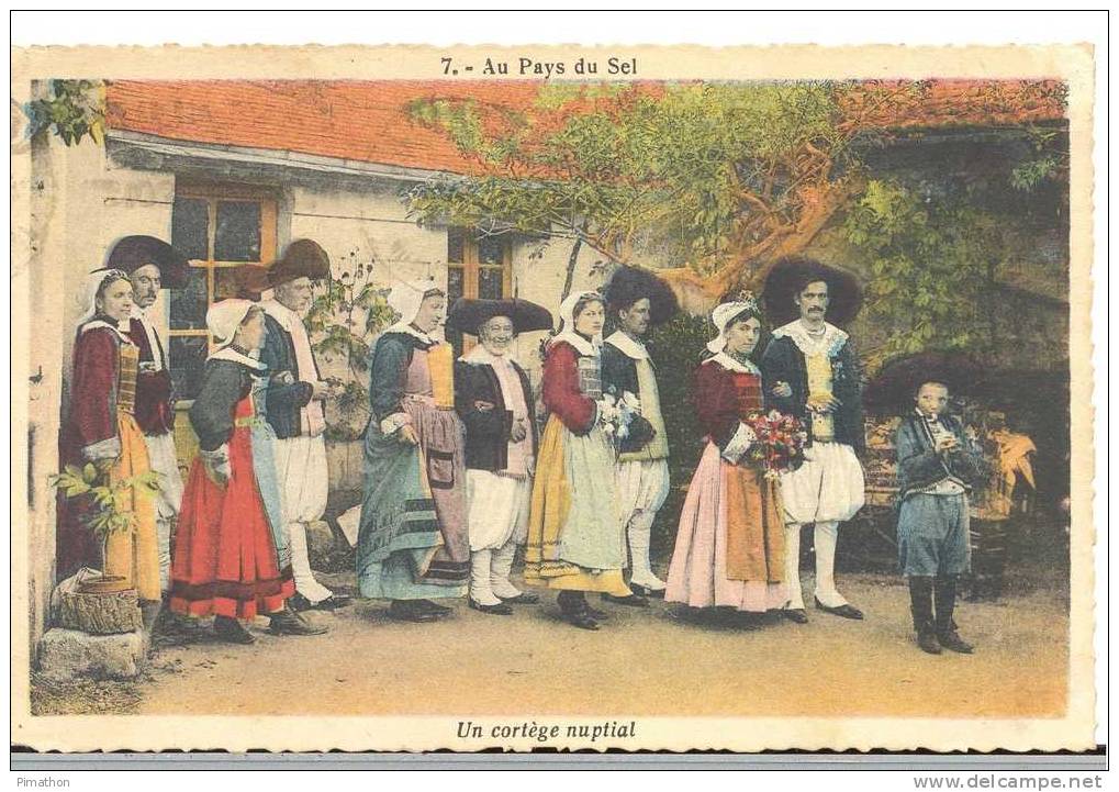 7  Au Pays Du Sel   Un Cortège Nuptial, Trés Bon état ( Voir Scan )superbe - Noces