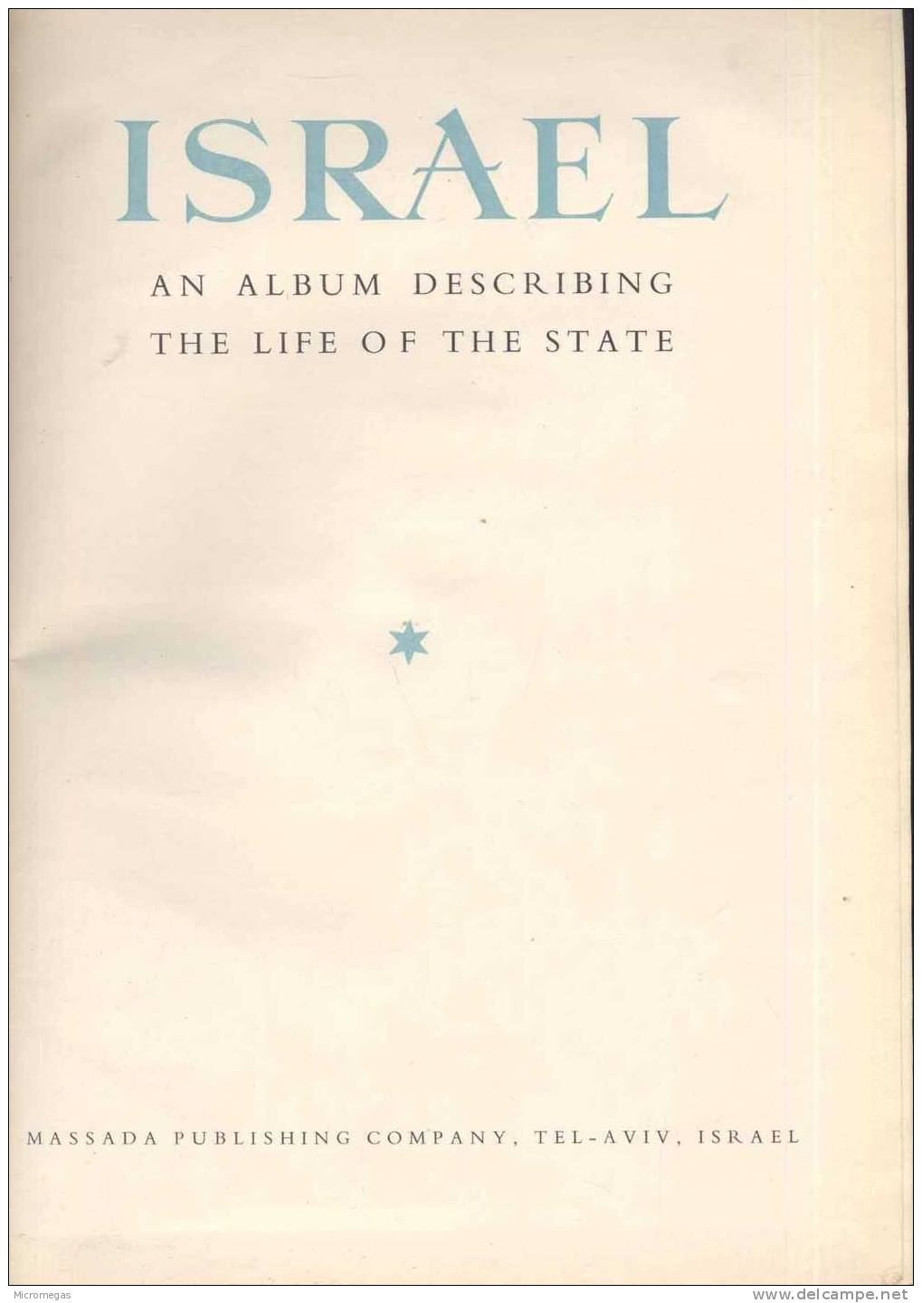 Israel - An Album Describing The Life Of The State - Moyen Orient