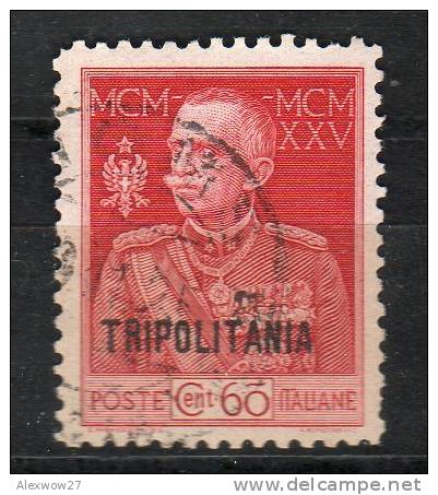 COLONIE TRIPOLITANIA 1925-26 GIUBILEO DEL RE N°23 US./USED - Tripolitania