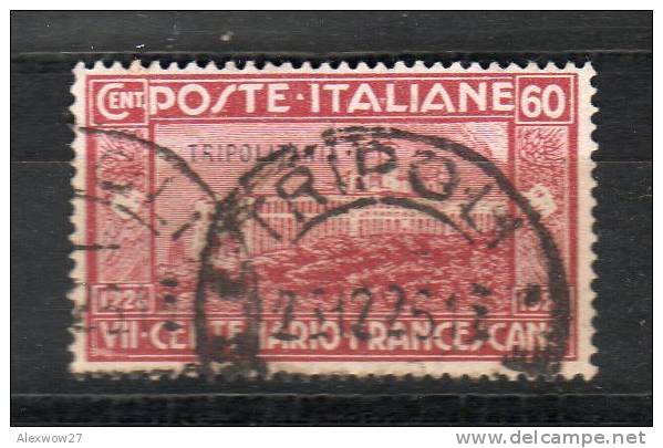 COLONIE TRIPOLITANIA 1926 SAN FRANCESCO N° 30 US./USATO - Tripolitania