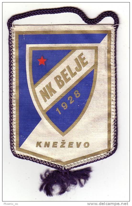 FOOTBALL / SOCCER - Yugoslavia / Croatia / Baranya / Baranja - Flag, Football Club Belje - Kneževo - Bekleidung, Souvenirs Und Sonstige