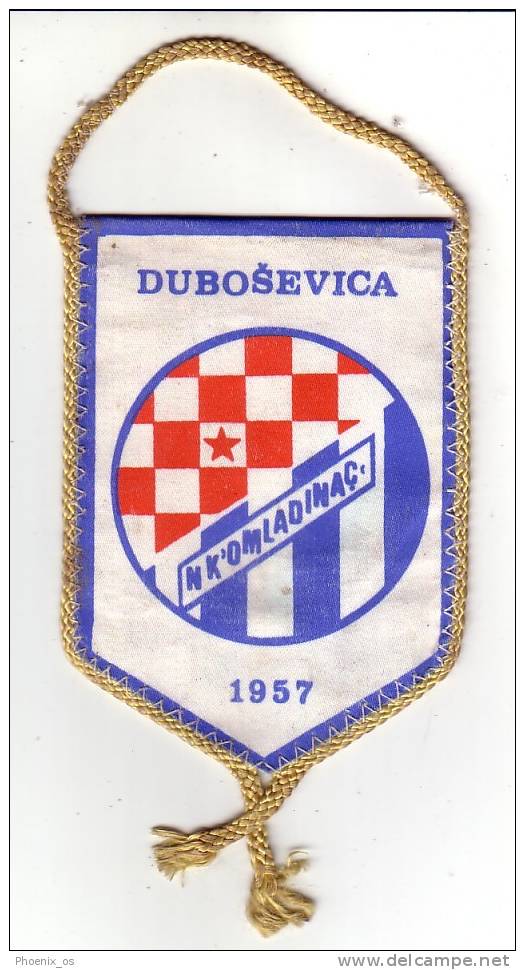 FOOTBALL / SOCCER - Yugoslavia / Croatia / Baranya / Baranja - Flag, Football Club Omladinac - Duboševica - Kleding, Souvenirs & Andere