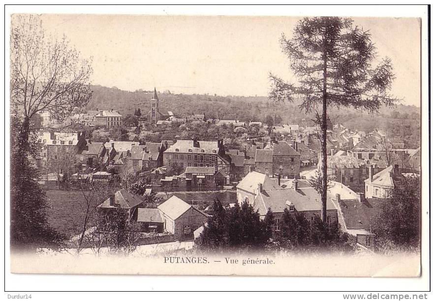 PUTANGES   ( Orne )  Vue Générale - Putanges