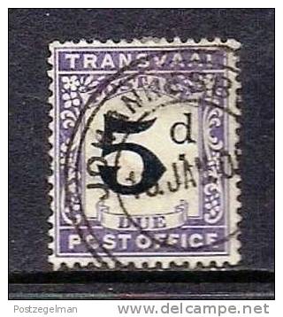 ZUID AFRIKAANSE REPUBLIEK 1904 Used Postage Due Stamp(s) 5d P5 - Transvaal (1870-1909)