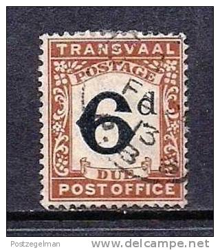 ZUID AFRIKAANSE REPUBLIEK 1904 Used Postage Due Stamp(s) 6d P6 - Transvaal (1870-1909)