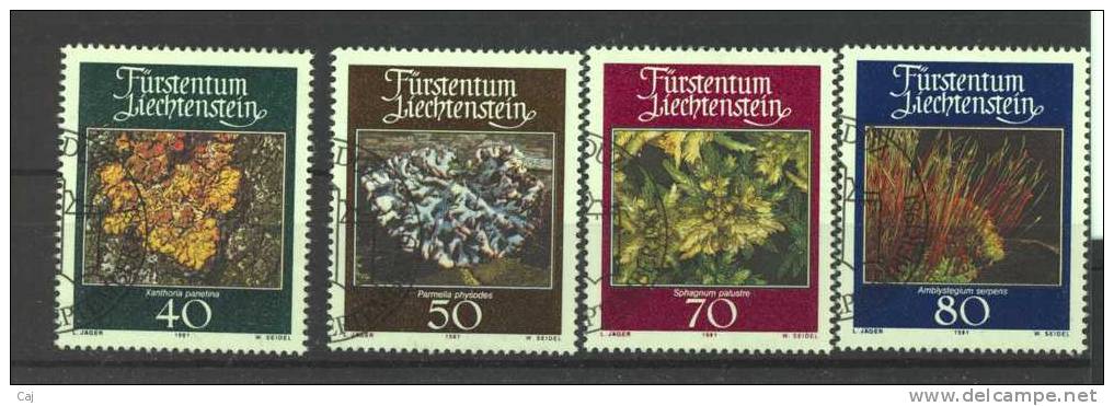 Liechtenstein  :  Yv  717-20  (o) - Used Stamps