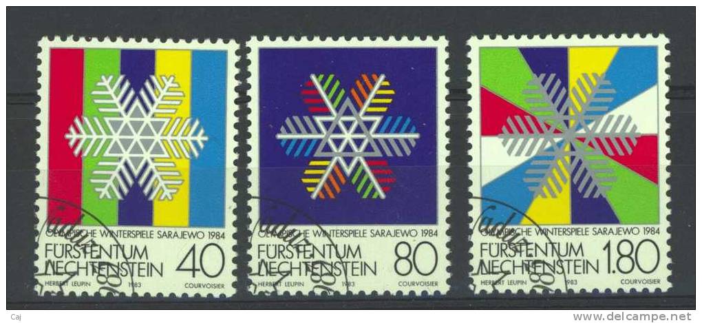 Liechtenstein  :  Yv  775-77  (o) - Used Stamps