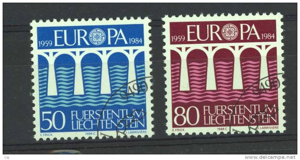 Liechtenstein  :  Yv  778-79  (o) - Used Stamps