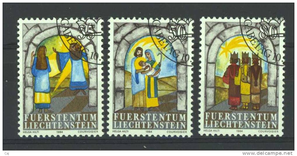 Liechtenstein  :  Yv  804-06  (o) - Used Stamps