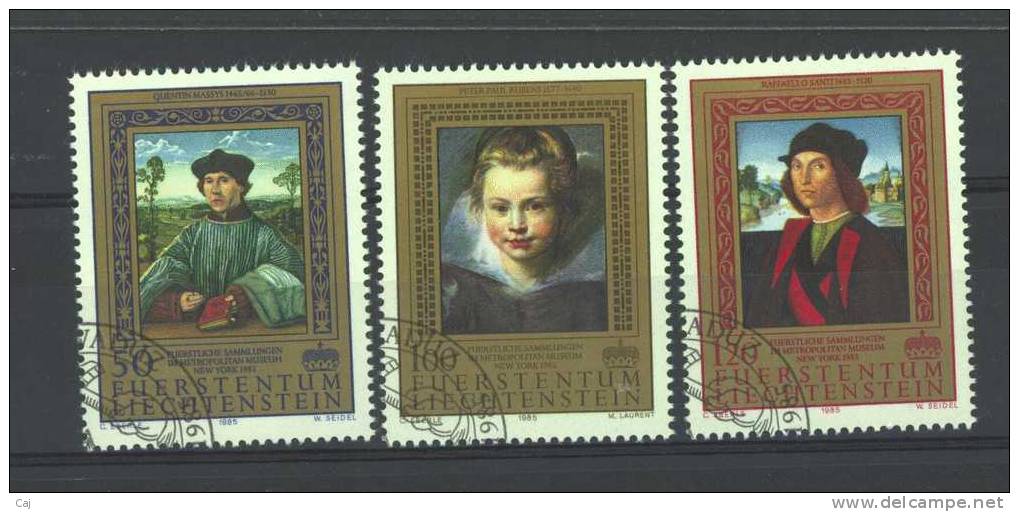 Liechtenstein  :  Yv  822-24  (o) - Used Stamps