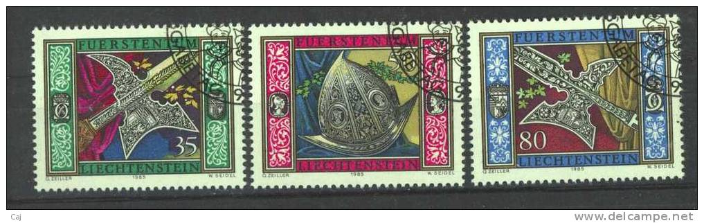 Liechtenstein  :  Yv  831-33  (o) - Used Stamps