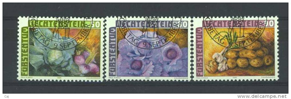 Liechtenstein  :  Yv  845-47  (o) - Used Stamps