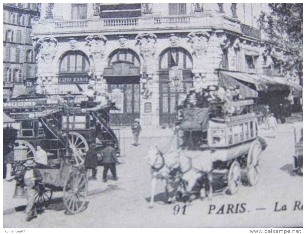 PARIS - La Renaissance - Boulevard Saint-Martin - Au Dos, Pub Pour "l'Arôme Maggi" - Animée - Non Voyagée - Arrondissement: 10