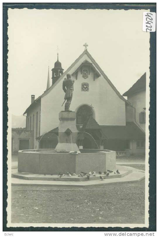 BULLE - INAUGURATION DU MONUMENT A PIERRE NICOLAS CHENAUX EN 1933  - TB - Bulle