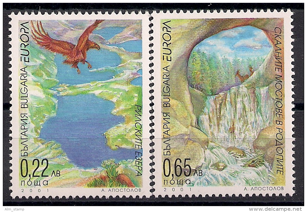 2001 Bulgarien  Mi. 4512-3** MNH Europa   Lebensspender Wasser. - 2001