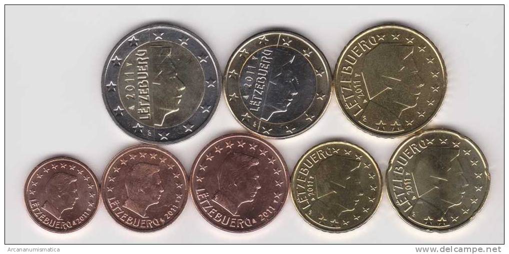 LUXEMBURGO  Set 8 Monedas/Coins  2.011  SC/UNC     DL-9493 - Luxembourg