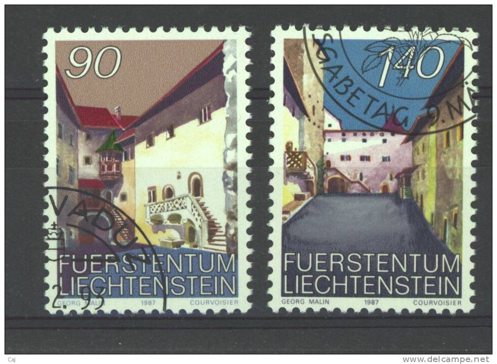 Liechtenstein  :  Yv  857-58  (o) - Used Stamps