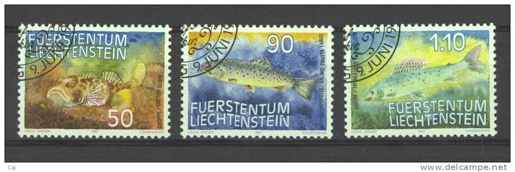 Liechtenstein  :  Yv  863-65  (o) - Used Stamps