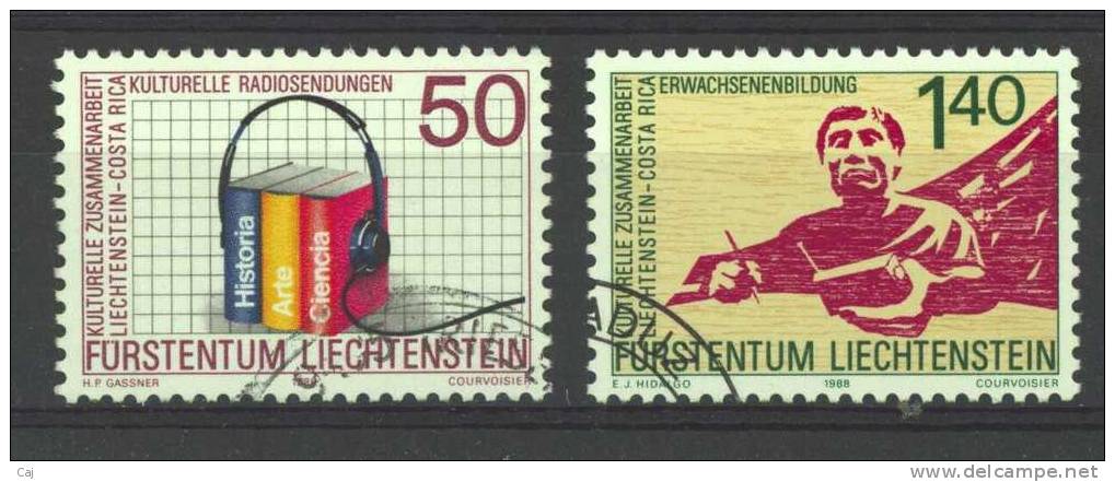 Liechtenstein  :  Yv  886-87  (o) - Gebraucht