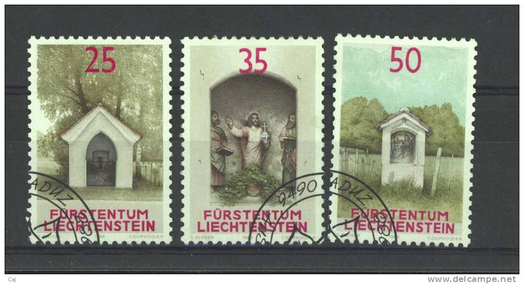 Liechtenstein  :  Yv  892-94  (o) - Used Stamps