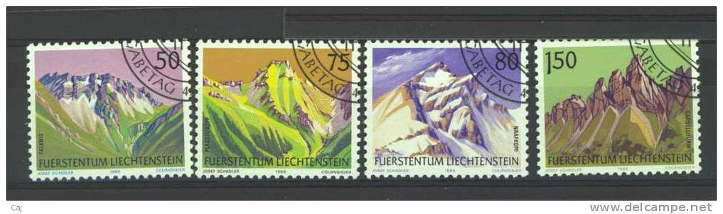 Liechtenstein  :  Yv  915-18  (o) - Used Stamps
