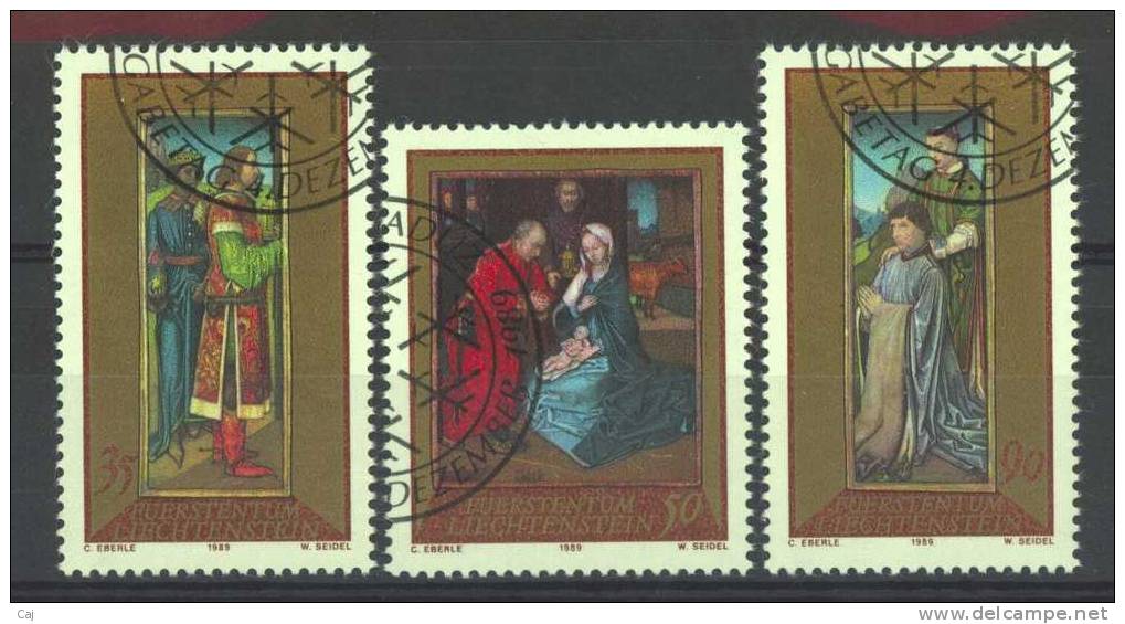 Liechtenstein  :  Yv  919-21  (o) - Used Stamps