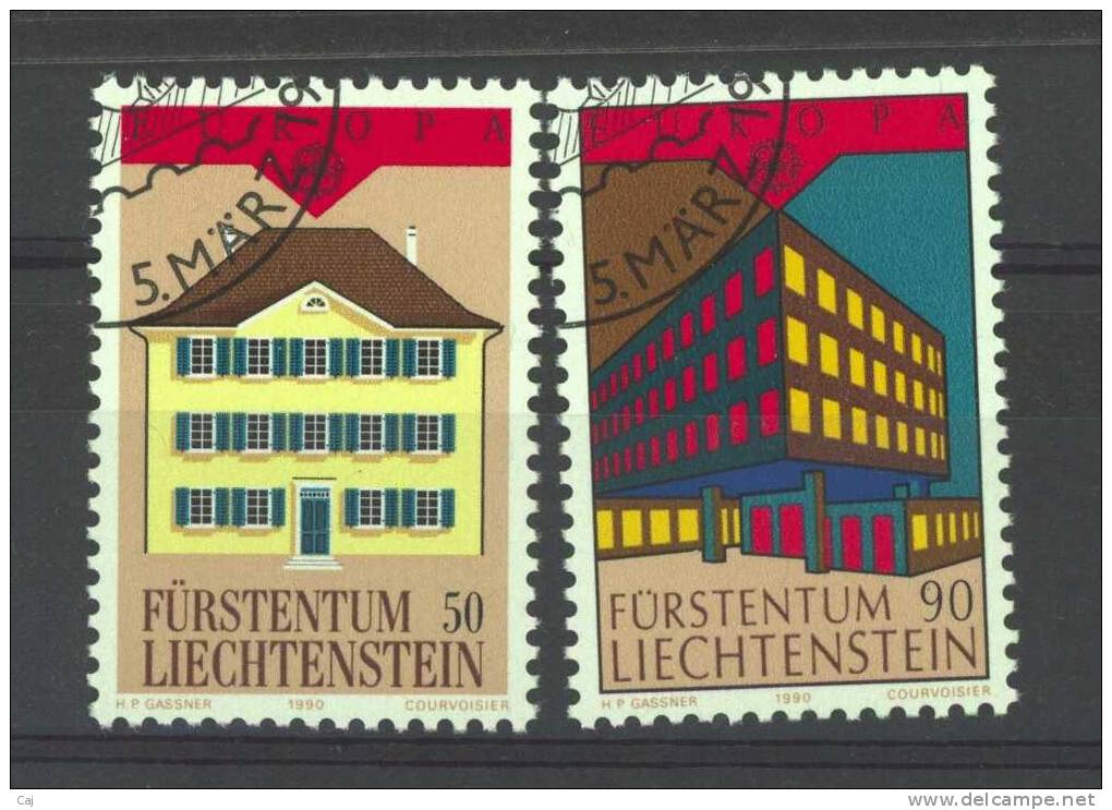 Liechtenstein  :  Yv  925-26  (o) - Used Stamps