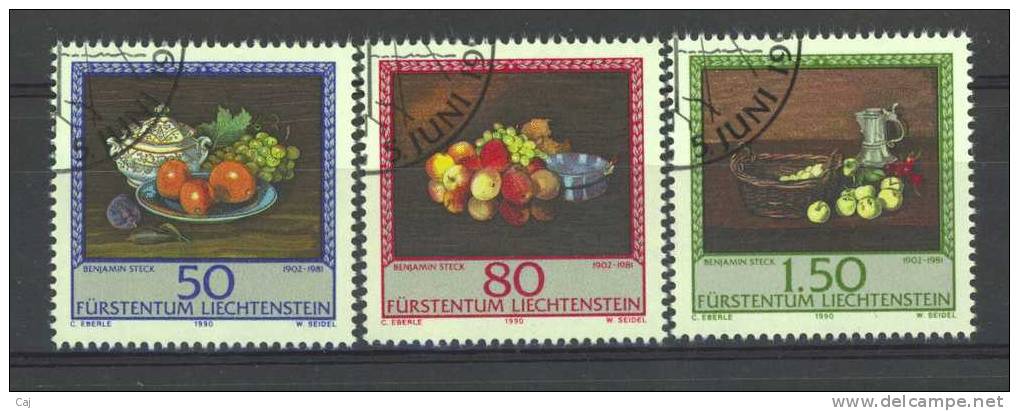 Liechtenstein  :  Yv  931-33  (o) - Gebraucht