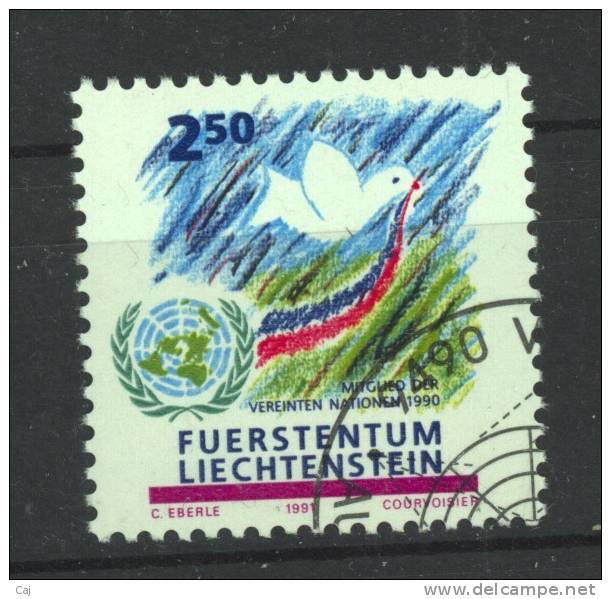 Liechtenstein  :  Yv  956  (o) - Oblitérés