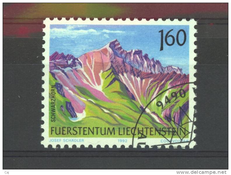 Liechtenstein  :  Yv  979  (o) - Oblitérés