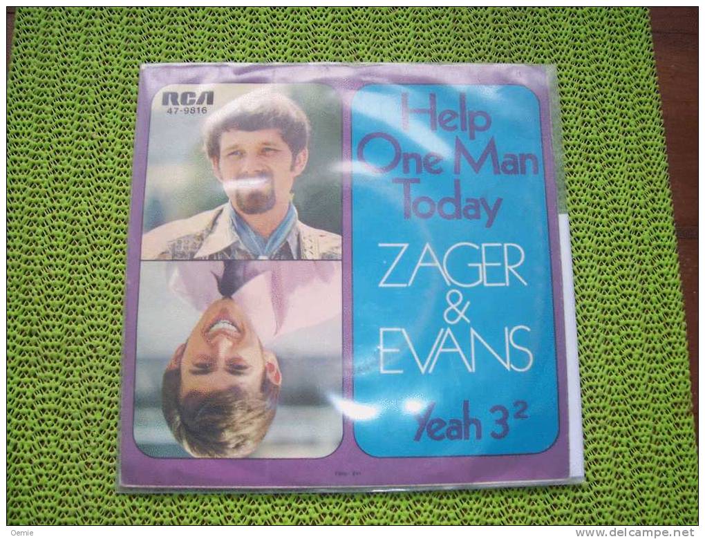 ZAGER  &  EVANS  °  HELP ONE MAN TODAY - Autres - Musique Allemande