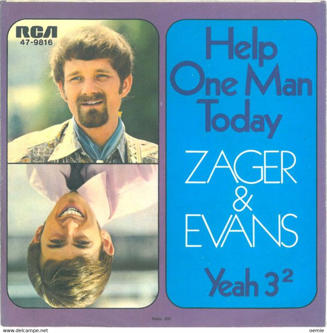 ZAGER  &  EVANS  °  HELP ONE MAN TODAY - Sonstige - Deutsche Musik