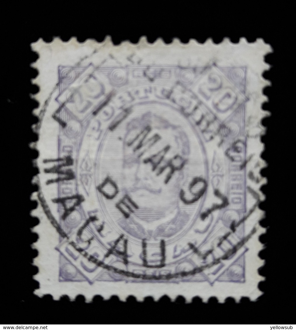 MACAO  1893 - CARLOS 1° - N° 50 - Obl - Oblitérés