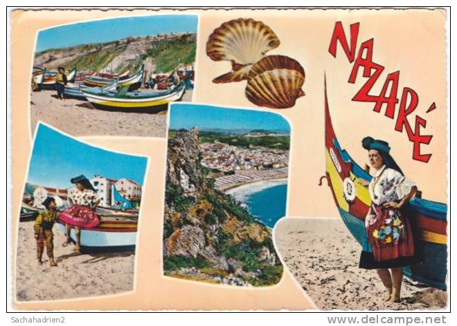 Cpsm. NAZARE. A Praia E Costumes Tipicos. 297 - Leiria