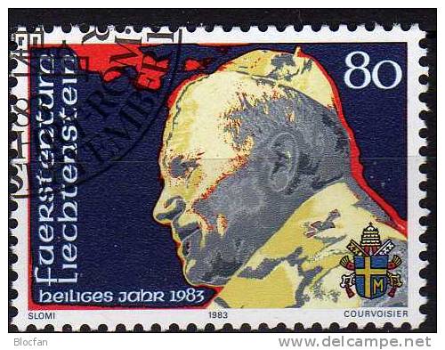 Jahr 1983 CEPT Forscher Carneval Gemälde Natur Fürst Papst Weihnachten Liechtenstein O 21€ Olympic Set From Europa - Verzamelingen