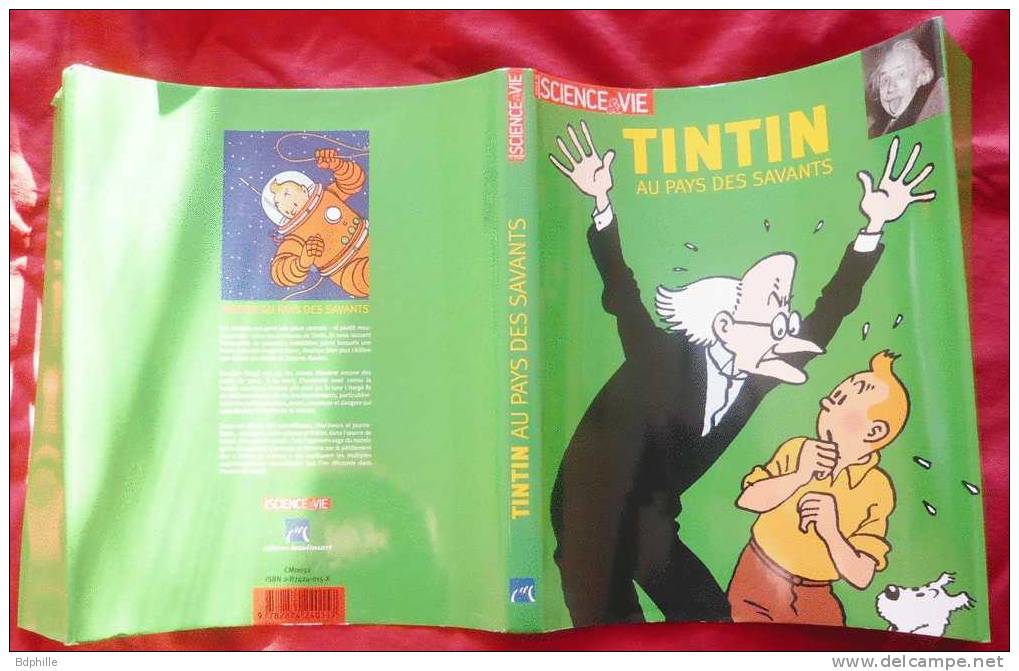 TINTIN AU PAYS DES SAVANTS SCIENCE ET VIE CARTONNE 2003 ETAT NEUF - Tintin