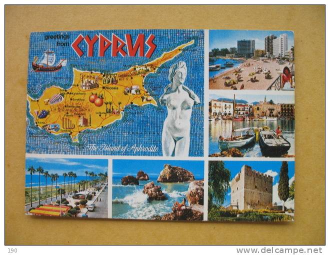 CYPRUS;MAP - Chypre