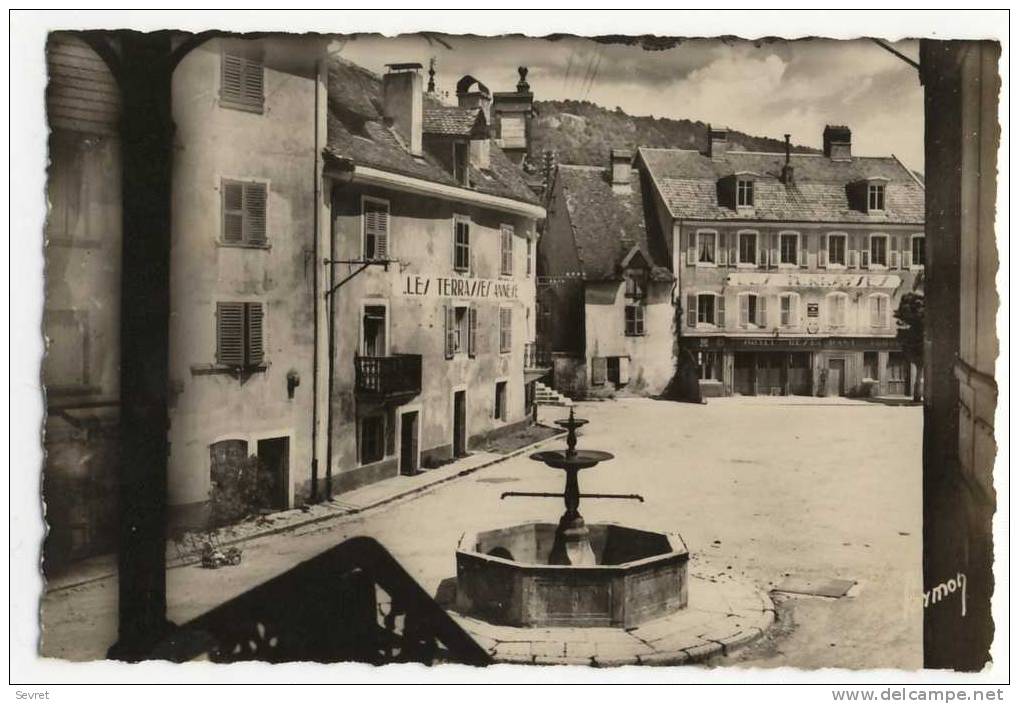 SAINT-HIPPOLYTE. -  La Place.  CPSM 9x14 - Saint Hippolyte