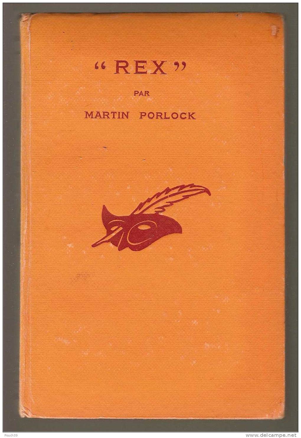 Rex De Martin Porlock -1934 - N° 158 - Le Masque