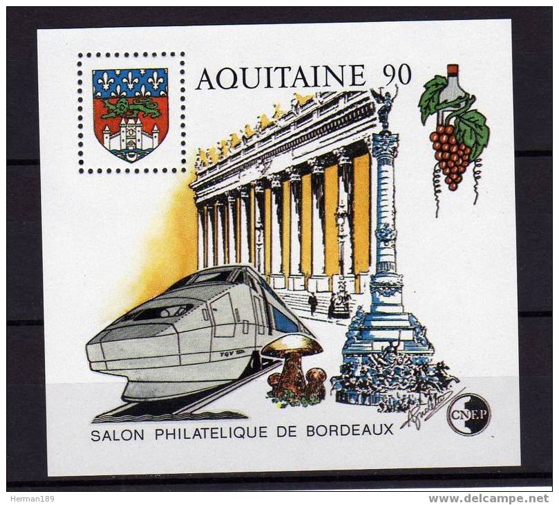 CNEP N° 12 NEUF ** LUXE - AQUITAINE 1990 - CNEP