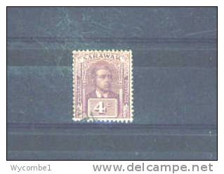 SARAWAK - 1918  Charles Vyner  Brooke  4c FU - Sarawak (...-1963)