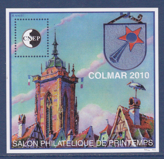 CNEP N° 55 NEUF ** LUXE - SALON PHILATELIQUE DE PRINTEMPS COLMAR 2010 - CNEP