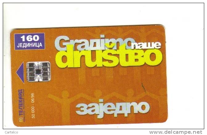 Republika SRPSKA -Banja Luka 50.000 Ex. - 06/98 -- Republic Serbe Of Bosnia  Used Phonecard - Bosnie